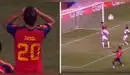Pedri aprovechó el error de Perú en defensa y anotó el 2-0 para España Pedri aprovechó el error de Perú en defensa y anotó el 2-0 para España