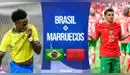 Brasil vs. Marruecos EN VIVO ONLINE: minuto a minuto del partido