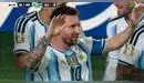 Lionel Messi marcó el 2-0 de Argentina y está a un gol de igualar el récord de Klose en Mundiales