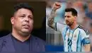 Ronaldo dio fuerte calificativo a Lionel Messi tras superarlo como goleador del Mundial: "Es..." Ronaldo dio fuerte calificativo a Lionel Messi tras superarlo como goleador del Mundial: "Es..."