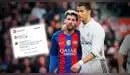 Cristiano Ronaldo responde a Lionel Messi tras la muerte de su padre: "Mucha fuerza"