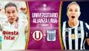 Universitario vs Alianza Lima EN VIVO por Liga Femenina: a qué hora juega, dónde ver y pronóstico