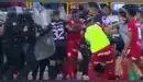 ¡Batalla campal! Jugadores de Sport Boys y Sport Huancayo protagonizaron fuerte pelea dentro del campo