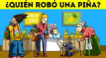 ¿Quién robó una piña? Ayuda a la policía a resolver este misterio acertijo visual