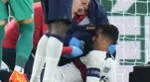 Cristiano Ronaldo sufrió un fuerte golpe en el rostro durante el partido entre Portugal ante República Checa