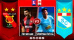 Melgar recibe a Sporting Cristal por la ida de la semifinal de la Liga 1 2022