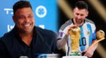 Ronaldo felicitó a Lionel Messi y señaló que fue una despedida digna