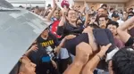 Reportera fue sorprendida mientras cumplía sus funciones.