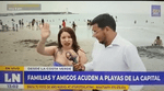 Muchacha contaba que venía acompañada de amigas de la universidad, pero periodista no esperaba mensaje político al final.