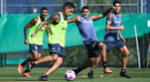 Paolo Guerrero viene destacando en las prácticas de Racing Club