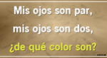 El acertijo visual de los OJOS