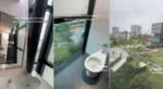 Los usuarios de esta red social quedaron impactos por la excelente vista panorámica de estos baños.