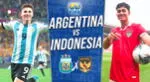 Argentina e Indonesia se enfrentan en amistoso internacional