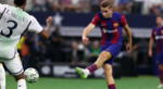 Fermín López anotó un gol y brindó una asistencia en la goleada del Barcelona ante Real Madrid.