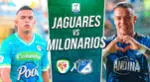 Jaguares vs. Millonarios por Liga BetPlay