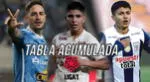 Sigue la tabla acumulada de la Liga 1 2023.