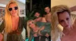 Britney celebra a lo grande su tercer matrimonio fallido.