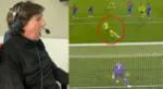 Bambino Pons sorprendió con la narración del gol de Martin Odegaard ante Crystal Palace.