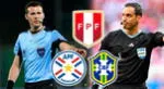Árbitros confirmados para el Perú vs. Paraguay y Perú vs. Brasil