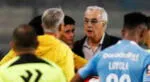 Jorge Fossati y Tiago Nunes protagonizaron un tenso momento en el partido de Sporting Cristal vs. Universitario.