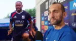 Barcos le dijo un par de cosas al 'Zorrito' Aguirre en la previa del Alianza vs Mannucci