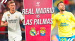 Real Madrid vs Las Palmas se enfrentan en el Estadio Santiago Bernabéu.