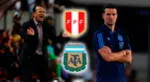 Posibles alineaciones del Perú vs. Argentina por las Eliminatorias 2026