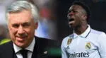Carlo Ancelotti llena de elogios a Vinicius