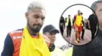 Paolo Guerrero salió del Miguel Grau con hielo y guardaespaldas