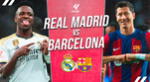 Real Madrid y Barcelona se enfrentan en partido correspondiente a LaLiga