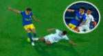 Piero Quispe se salvó de la tarjeta roja en el Pumas vs América.