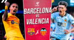 Barcelona recibe a Valencia para sumar una nueva victoria en LaLiga.