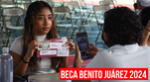 Beca Benito Juárez en el mes de octubre