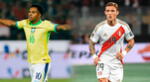 Brasil recibe a Perú en lo que será la fecha 10 de las Eliminatorias Sudamericanas 2026.