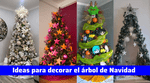 Te presentamos algunos modelos de árbol de Navidad para que seas la sensación en la familia.