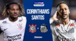 Corinthians vs Santos con André Carrillo y Neymar.