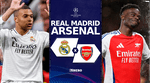 Real Madrid y Arsenal disputarán la ida de los cuartos de final de la Champios League 2024-25