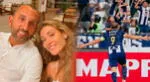 Una joven hincha del club íntimo realiza locura por su jugador favorito, Hernán Barcos.
