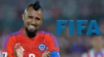 Arturo Vidal celebra la publicación que realizó FIFA sobre Chile