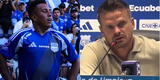 DT de Emelec dio firme calificativo sobre Cueva tras salir de la zona de descenso: "Es un..."