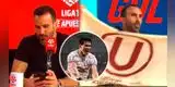José Carvallo confesó que cobró apuesta gracias a gol agónico del 'Tunche' en la 'U': "Gané como..."