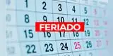 ¿El lunes 3 de noviembre es feriado? Revisa lo que señala El Peruano y si podrás descansar