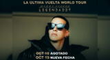 Segunda fecha para el concierto de Daddy Yankee en Perú.
