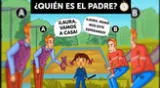 ¿Quién es el padre? Ayuda a la niña a escapar del secuestrador en este acertijo