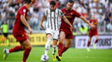 ¡No pudo! Juventus igualó en casa 1-1 con la Roma por la Serie A.