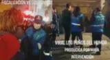 Cómicos ambulantes se pelean con fiscalizadores en pleno Centro de Lima