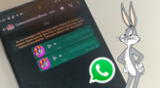 WhatsApp: truco te permite enviar audios con la voz del famoso conejo Bugs Bunny