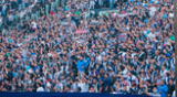 Hinchas de Alianza Lima en Matute durante el clásico ante Universitario