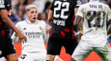Federico Valverde anotó el gol de la victoria en Real Madrid