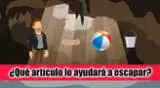 ¿Qué artículo lo ayudará a escapar? Resuelve este acertijo en menos de 8 segundos